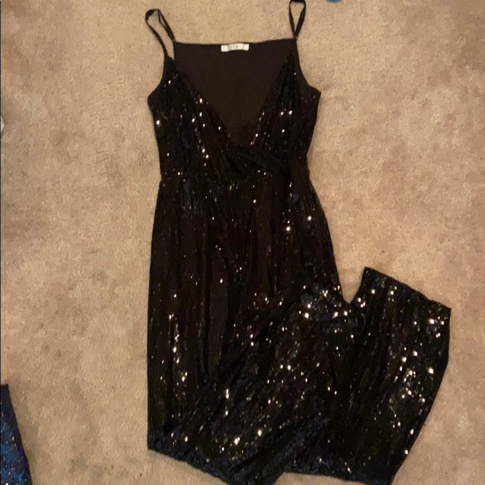 Black Sequin Jumper